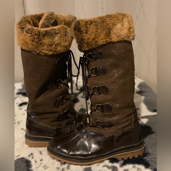 Khombu Brown Waterproof Boots - Picture 5 of 9